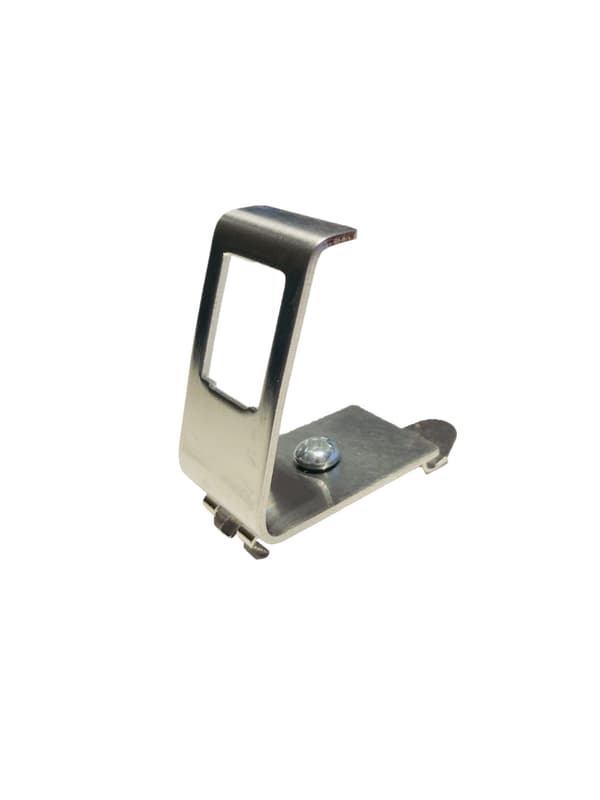 DIN-skinne Keystone-adapter til 1 Keystone-modul