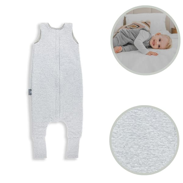 Sovsäck med ben S (1-2 år) Grå