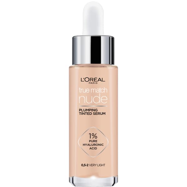 Loreal True Match Nude Serum i Foundation - 0,5-2 Meget Let 30 ml