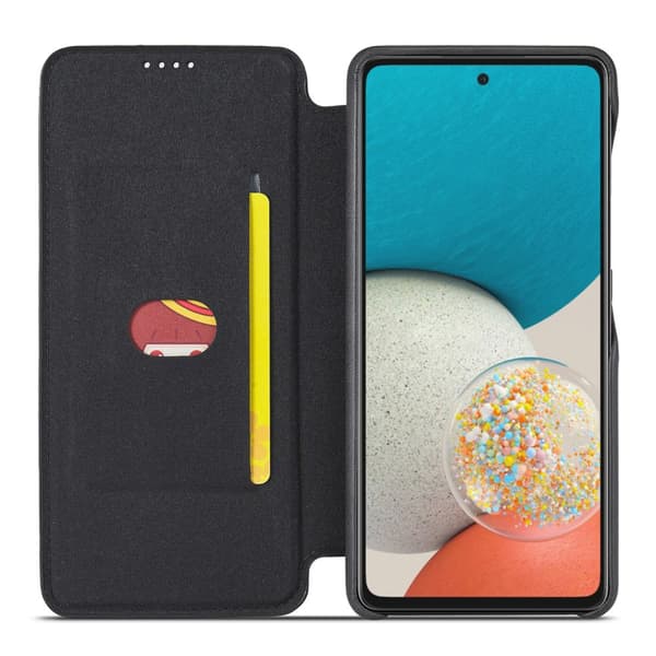 Flip-etui til Samsung Galaxy A53 5G, LC.IMEEKE, sort
