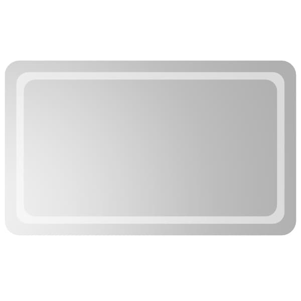 vidaXL Badrumsspegel med LED, 60x100 cm