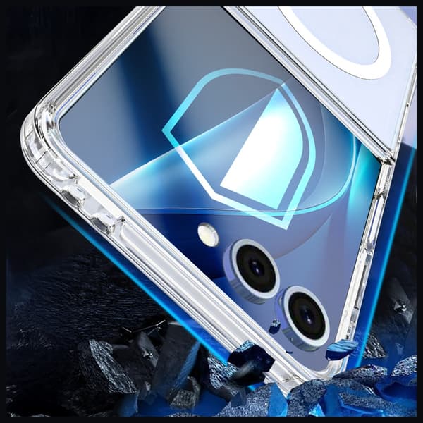 3MK Armor MagCase för Galaxy Z Flip7, Transparent
