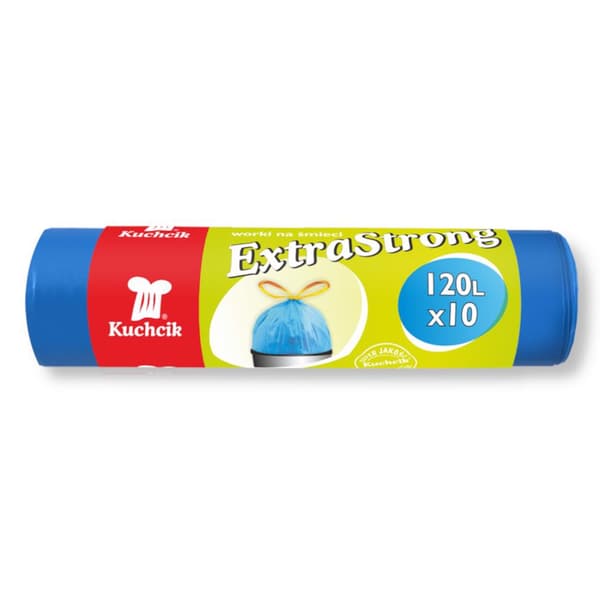 Sopsäckar 120L med LD-tejp 10 st