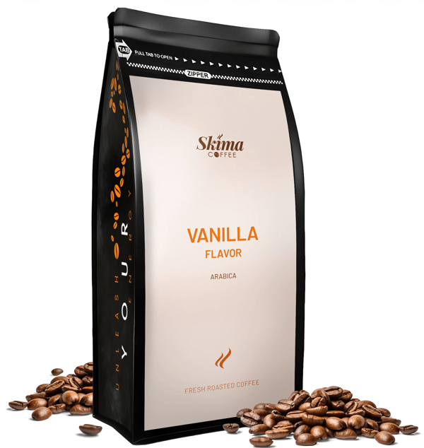 Kaffebönor 500g Vaniljsötter 100% arabica för espressomaskin