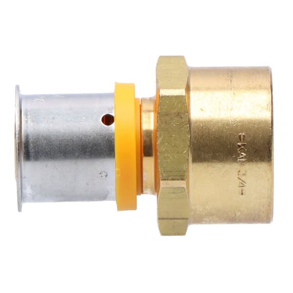 Messingforbindelse GW ultraPRESS - 20 Rp3/4"