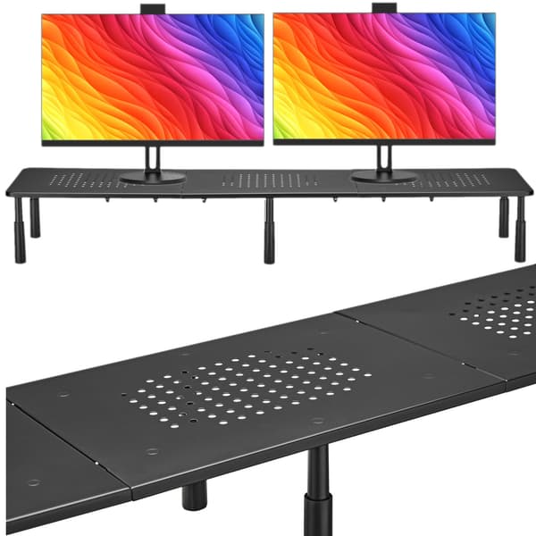 MOZOS SPM2 BORD STATIV HYLDE TIL TO MONITORER