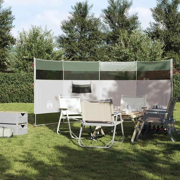 vidaXL Campingmarkis grön 366x152x152 cm vattentät