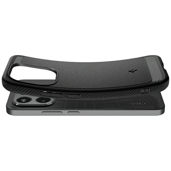 Spigen Rugged Armor -kotelo Xiaomi 15T:lle, musta