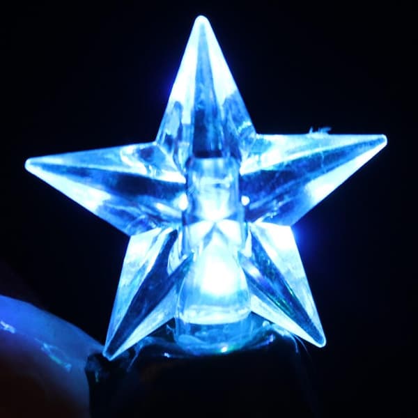 Keramisk julemandsjulepynt med LED-juletræ 12,5 cm