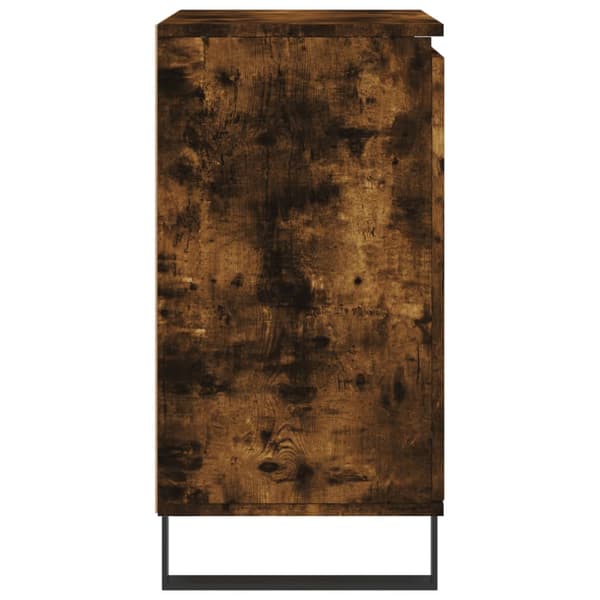vidaXL kommode, røget eg, 60x35x70 cm, træbaseret materiale