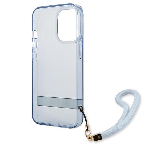 Guess Translucent Step-skal till iPhone 13 Pro / 13, Blå