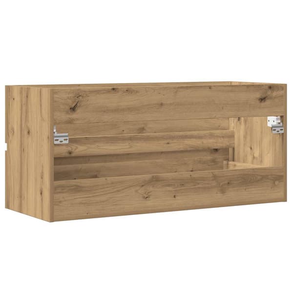 vidaXL håndvaskskab Artisan eg 100x38,5x45 cm