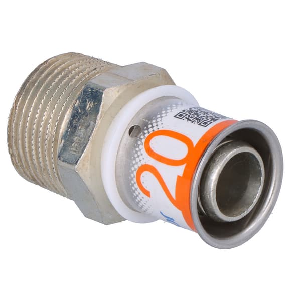 20-R3/4"MT hangevindforbindelse Uponor S-Press Plus