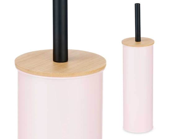 Toiletbørste med rosenbeholder