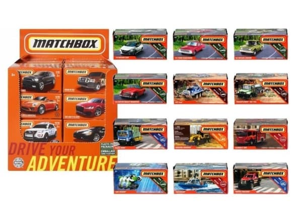Matchboxin pikkuautosekoitus