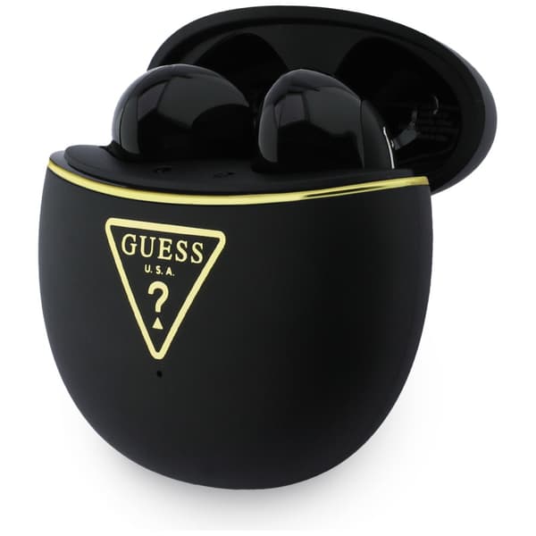 TWS Guess Gold Line Triangle hovedtelefoner sorte