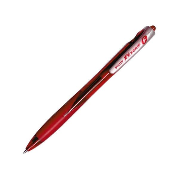 Pilot REXGRIP F Kulspetspenna. Oljefylld. Röd