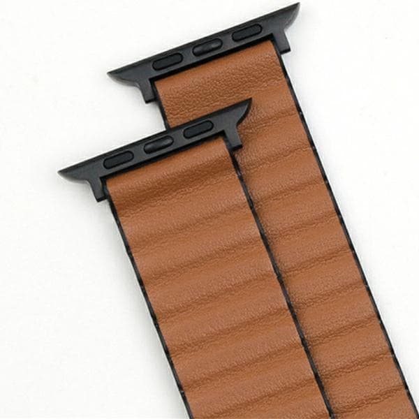 Beline Pro Magnetisk Rem til Apple Watch 38/40/41mm Sort/Brun