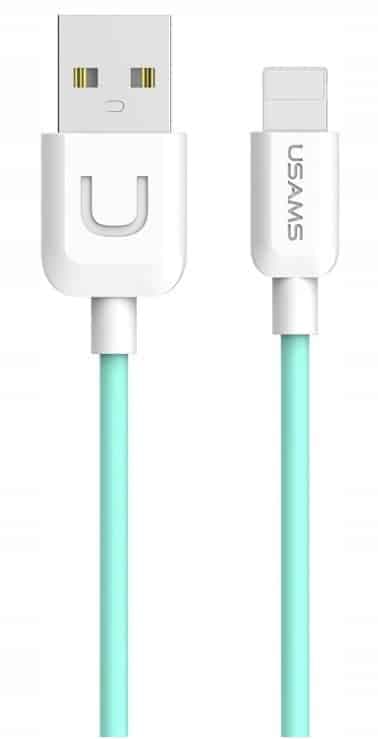 usams iPhone USB Lightning 1m Färgad Kabel