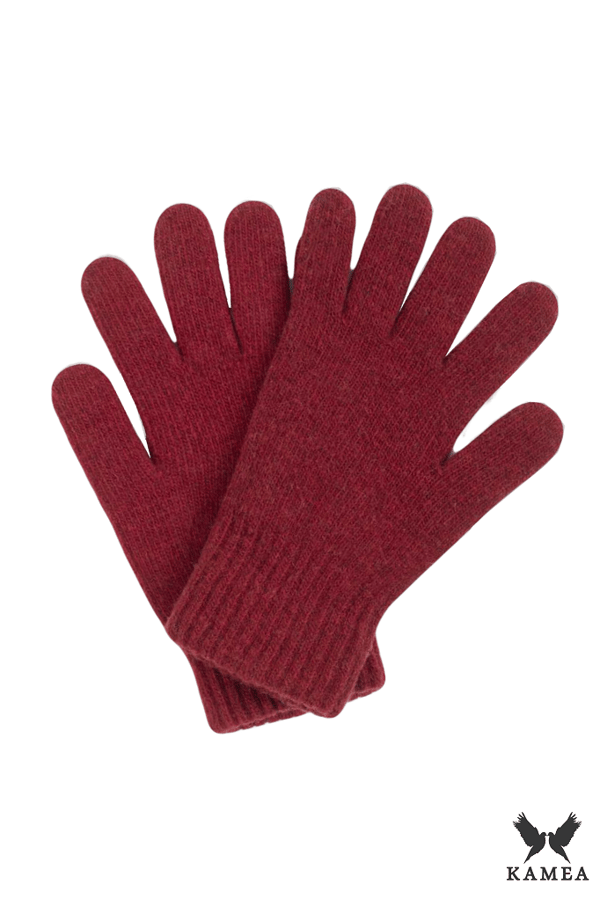 HANDSKER*01 dame vinter vinfarvet