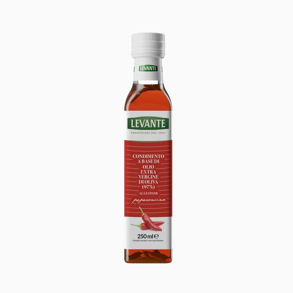 Levante extra jungfruolivolja med chilipeppar 250ml