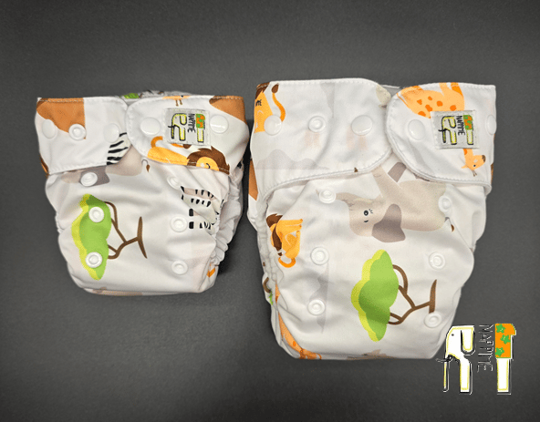 NappiMe MINI POCKET MICROPOLAR SAFARI Vaskbare bleer