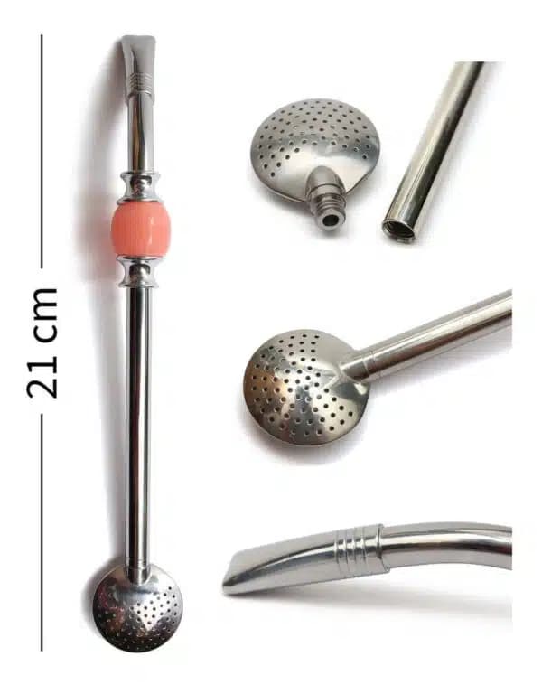 Bombilla Bomba - længde 21 cm (pink)