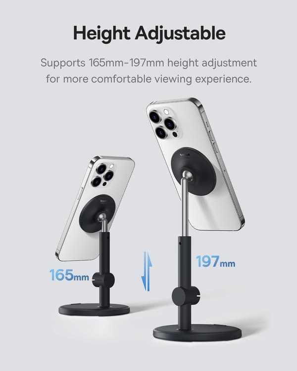MagPro Magnetisk Standholder til Telefon og Tablet, Sort