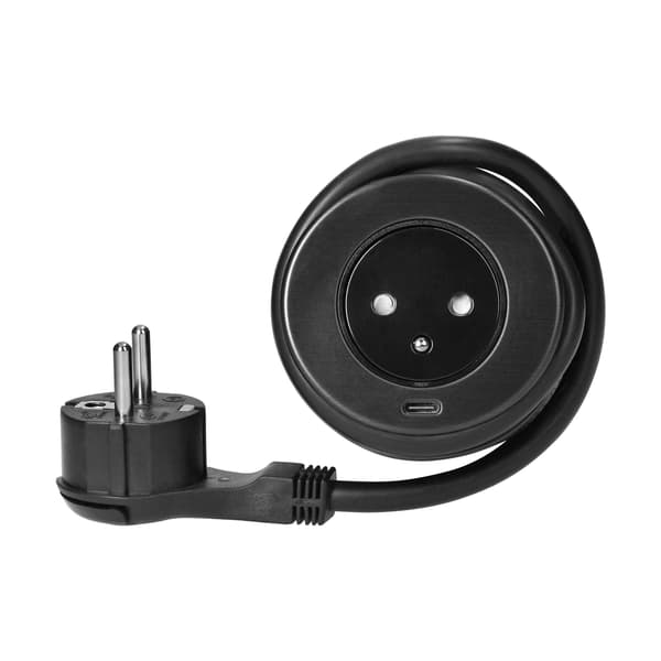 EasyEject-työtasoon upotettava USB-sovitin 1,5 m kaapelilla