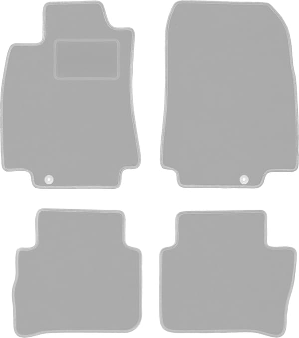 Grå bilmåtter til: Nissan Tiida C11 hatchback, sedan (2004-2012)