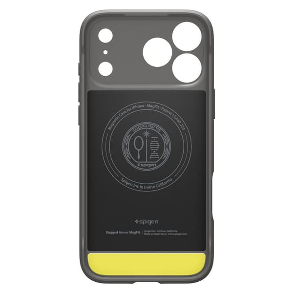 iPhone 17 Pro MagSafe Rugged Armor Mag-skal – Grå