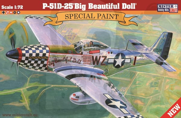 MCRD270 P-51D-25 Stor Vacker Docka