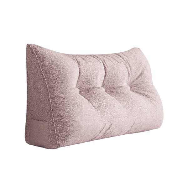 Triangulär plyschkudde rosa Triangulär plyschkudde rosa 120 cm