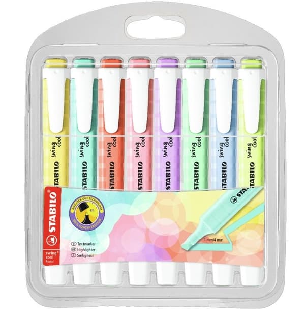 Swing Cool pastel highlighter 8 farver