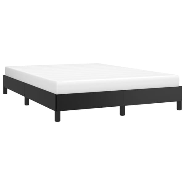 vidaXL sengestel sort 140x190 cm kunstlæder