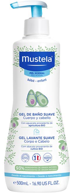 Mustela Bebe Gentle Cleansing Gel til nyfødte 500 ml