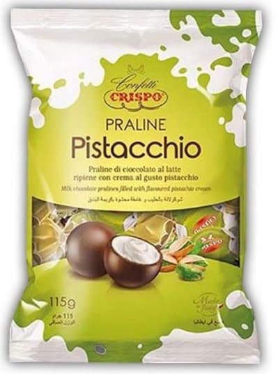 Praline Pistacchio 115g - Crispo