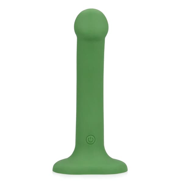 Ei-fallosvärähtelevä dildo - Pieni - Metsänvihreä