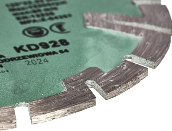 Segmentoitu timanttilaikka 125x22.23mm KD928