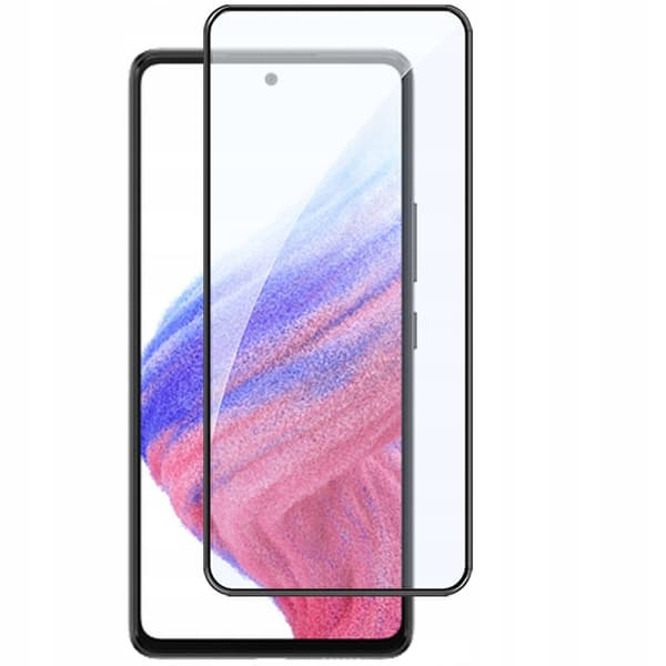 2x Härdat glas för Samsung Galaxy A53 5G med helskärmstäckning, 5D-glas