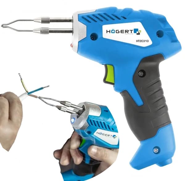 Transformatorlödkolv 100W Nät 230V 500°C Hoegert Technik