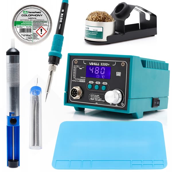 Yihua 939D+ Loddestation + Vigtigt tilbehør