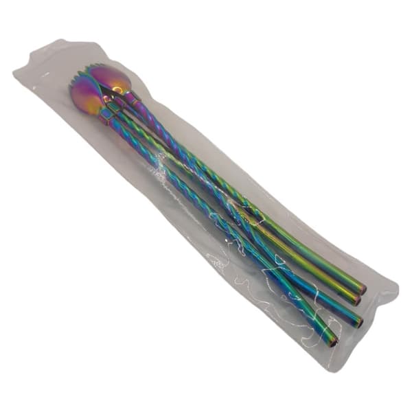 Stråskeer til kaffe og desserter 23 cm 4 stk.
