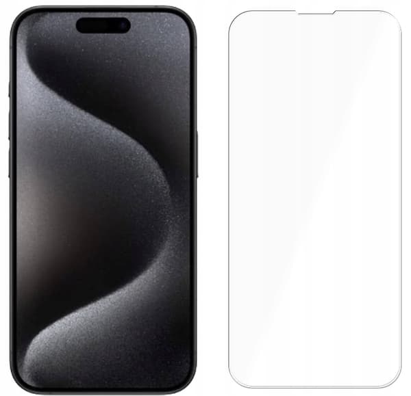 2x Härdat glas för Apple iPhone 15 Pro Max Glas 9H | 2-pack