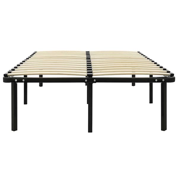 vidaXL sengestel sort metal 160 x 200 cm