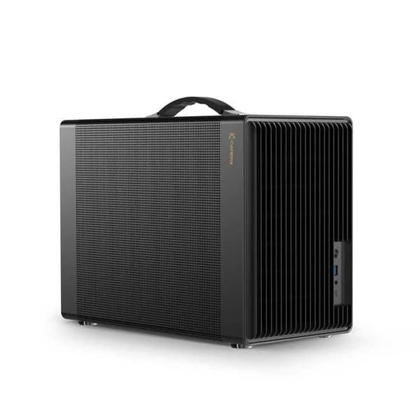 Bärbart mini-PC-chassi, spel, mobil, 3x aRGB-fläktar, tower