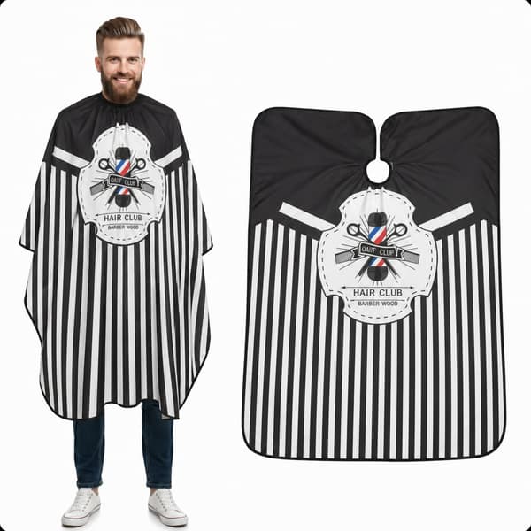 Barberkappe til en stor frisørsalon