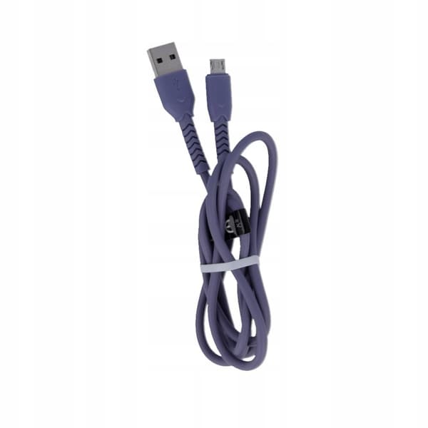 Maxlife USB - microUSB typ B laddningskabel 1 m lila