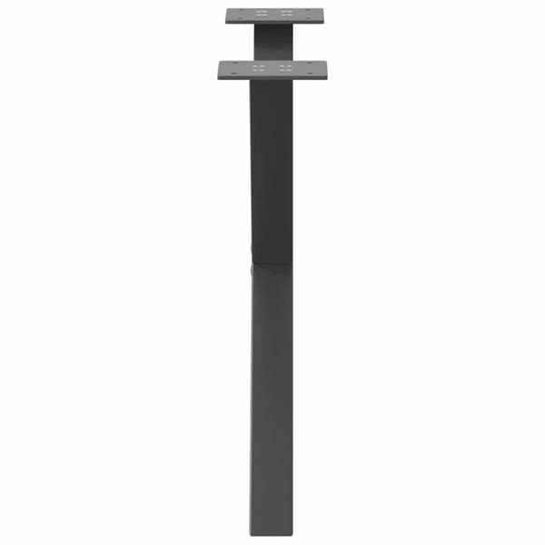 vidaXL X-formade soffbordsben 2 st antracit