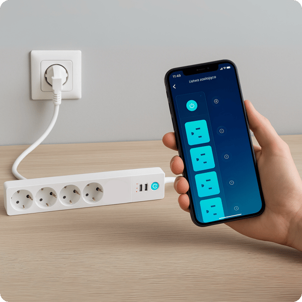 EU-Strip2 Tuya WiFi Power Strip